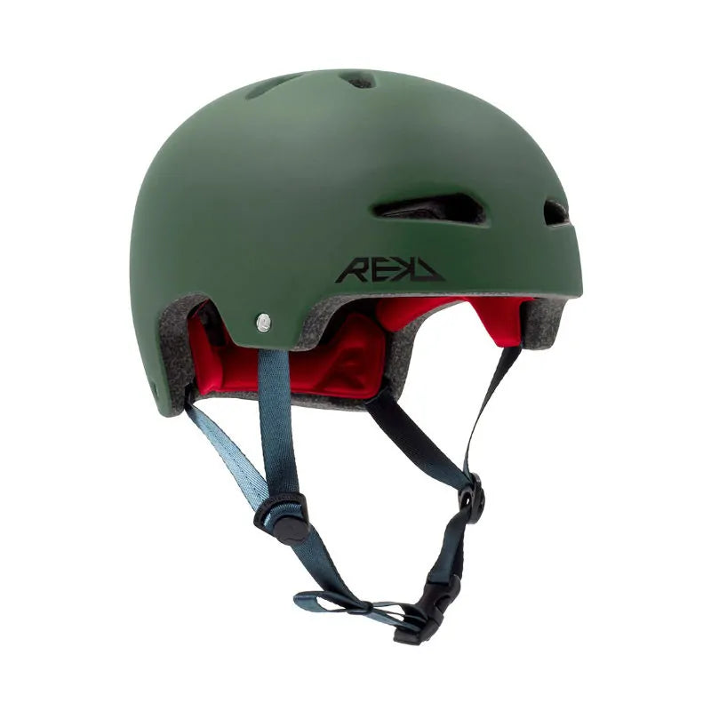 REKD Ultralite In-Mold Skateboard Helmet in Green - Best Skateboard Helmets - Shrewsbury Skateboard Shop- Wake2o UK
