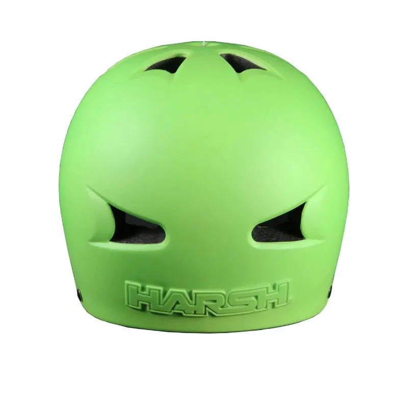 Harsh Pro EPS Skateboard Helmet In Lime Green - Shrewsbury Skateboard Shop - Wake2o UK
