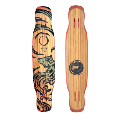 Moonshine Miniclipse Longboard Deck In Medium Flex - The Best Longboards From Shrewsbury Skateboard Shop - Wake2o UK