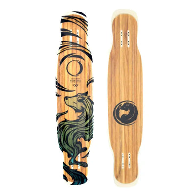 Moonshine Miniclipse Longboard Deck In Soft Flex - The Best Longboards From Shrewsbury Skateboard Shop - Wake2o UK