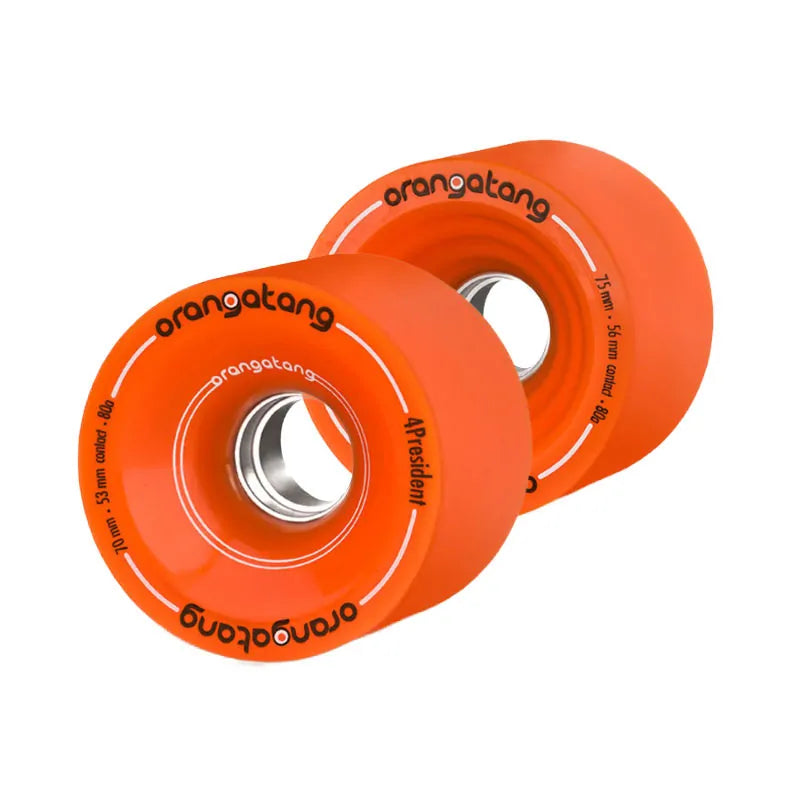ORANGATANG 4 President 70 mm 80a - Roues de longboard ORANGATANG 4 President 70 mm 80a - Roues de longboard