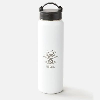 Rip Curl Search Drink Bottle - White - Insulated Flask -  Wake2o