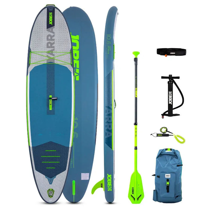 Jobe Yarra Inflatable Paddle Board Package - Steel Blue - Wake2o
