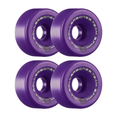 RollerBones Team Logo Wheels - Purple x8