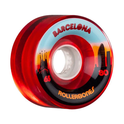 RollerBones Barcelona Outdoor Quad Skate Wheels - 62mm 80a - Wake2o