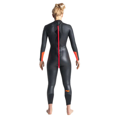 C-Skins Swim Research Womens Wetsuit GBS B-Zip Steamer - Open water Swimming - Wake2o