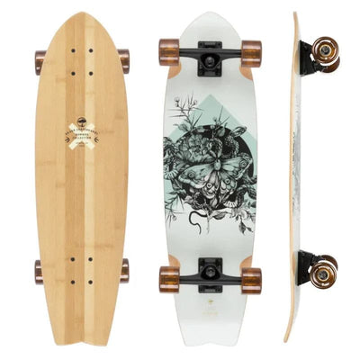 Arbor Sizzler Bamboo Performance Cruiser Longboard Skateboard - Wake2o