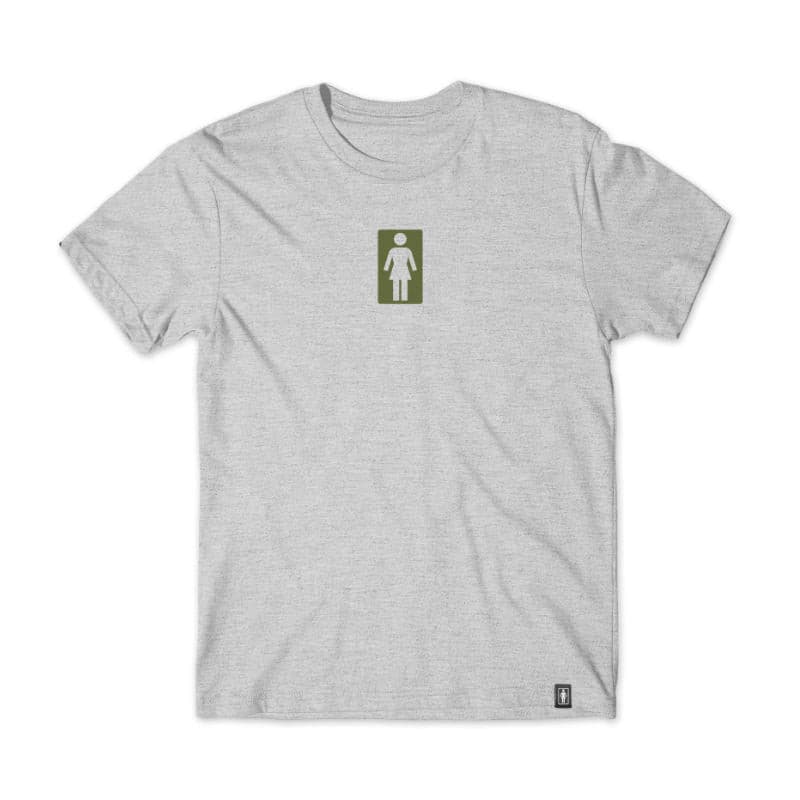 Girl Skateboards Knockout OG T Shirt - Grey | Wake2o