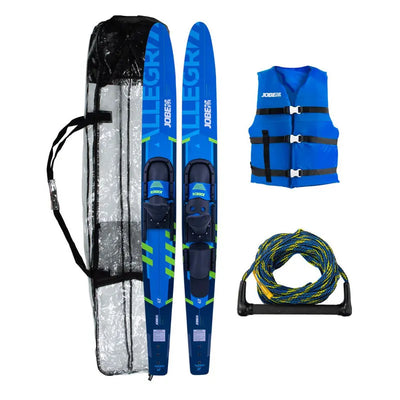 Jobe Allegre Combo Water Skis Package - Blue - Wake2o