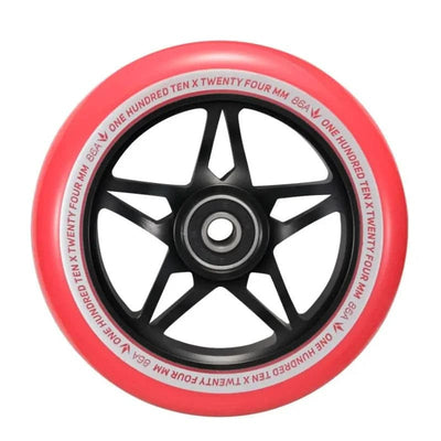 Blunt Envy S3 110mm Scooter Wheels - Black/Red - Wake2o
