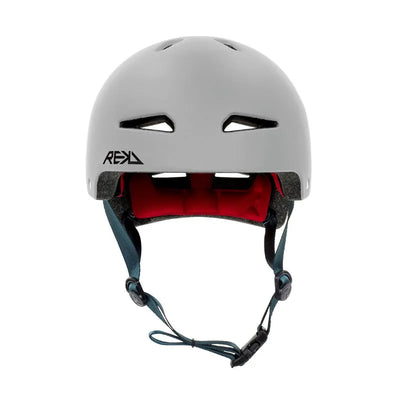 REKD Ultralite In-Mold Helmet - Grey - Best Skateboard Helmets - Wake2o