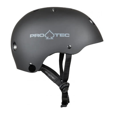 Pro-Tec Classic Cert Skateboard Helmet Matte Black - Wake2o