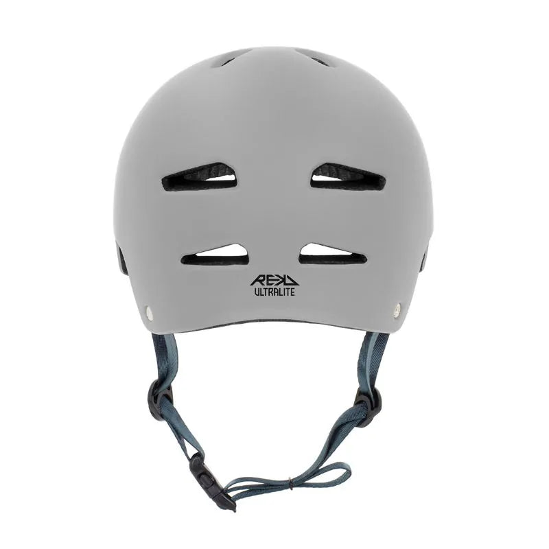 REKD Ultralite In-Mold Helmet - Grey - Best Skateboard Helmets - Wake2o
