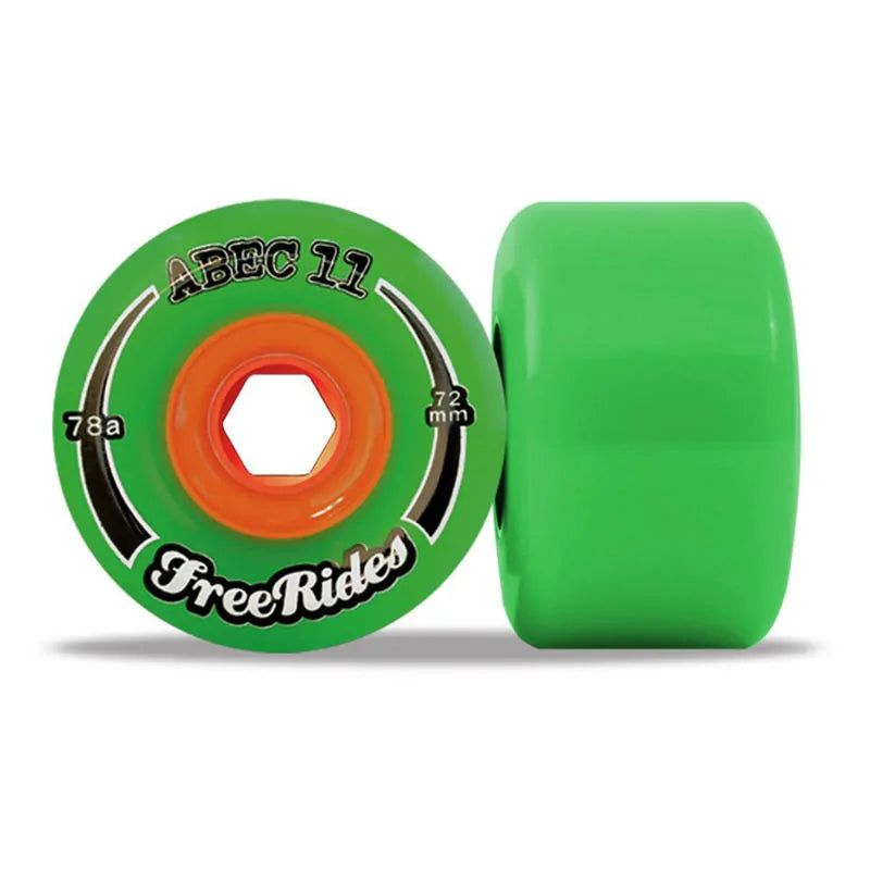 Abec 11 Longboard Wheels | Freestyle, Free Ride, Down Hill | Wake2o