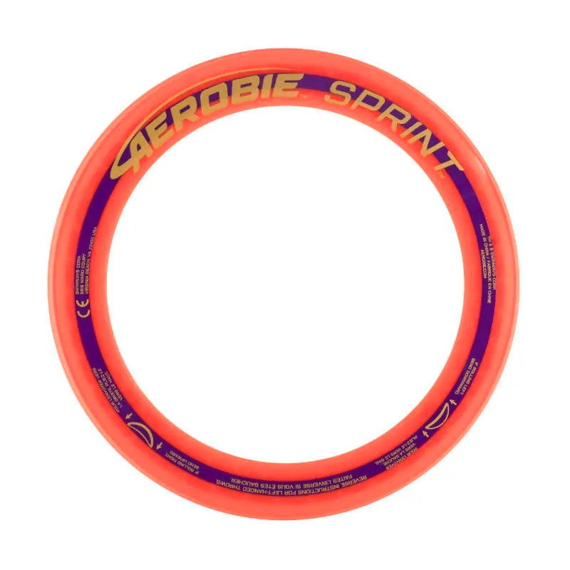 Aerobie 10" Sprint Ring Frisbee - Orange - Shrewsbury Water Sport Shop - Wake2o UK