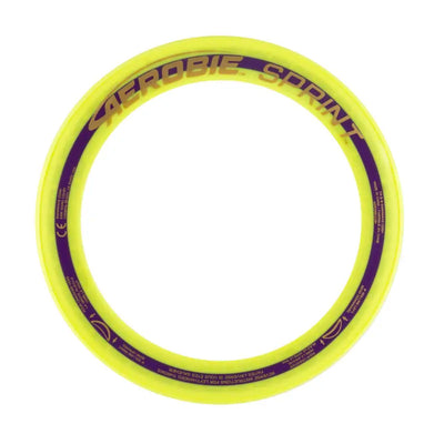 Aerobie 10" Sprint Ring Frisbee - Yellow - Shrewsbury Water Sport Shop - Wake2o UK