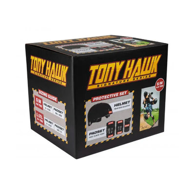 Tony Hawk Protective Set - Kids Skateboard and Scooter Helmet and Pads Set - Shrewsbury Skateboard Shop - Wake2o UK