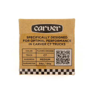 Carver Skateboards - C7 Medium Bushing Set - Orange Glo - Wake2o