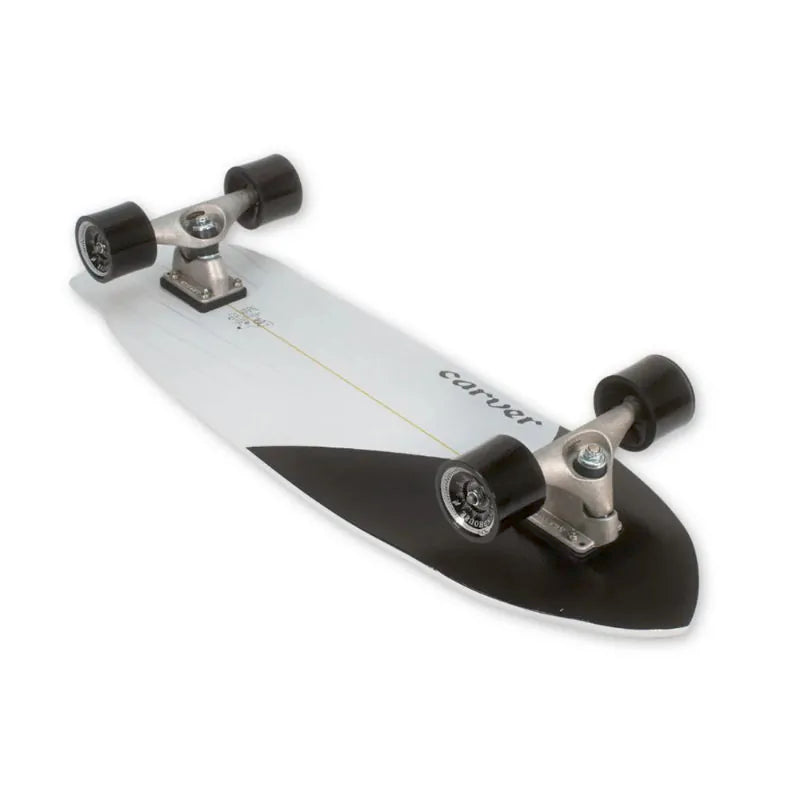 Carver Black Tip Surfskate Complete - Shrewsbury Skateboard Shop - Wake2o