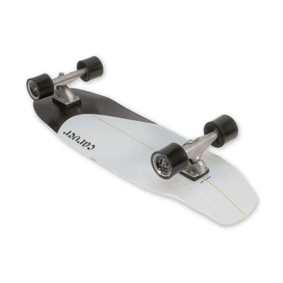 Carver Black Tip Surfskate Complete - Shrewsbury Skateboard Shop - Wake2o