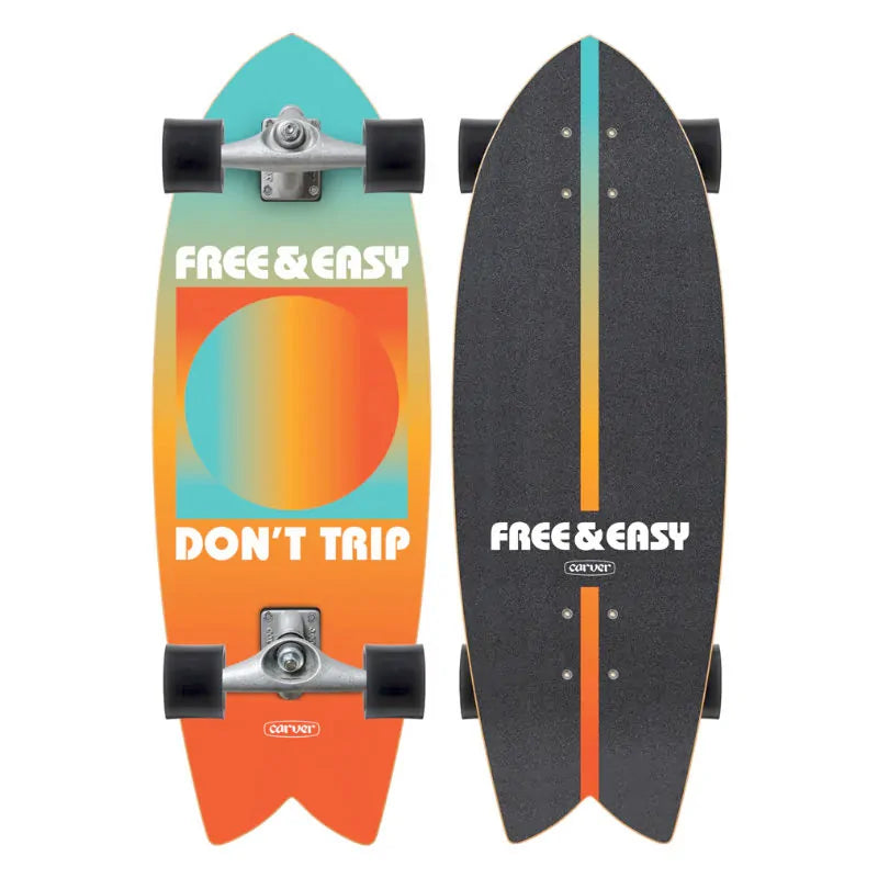 Carver Free and Easy Gradient Sun CX Surfskate - Shrewsbury Skateboard Shop - Wake2o