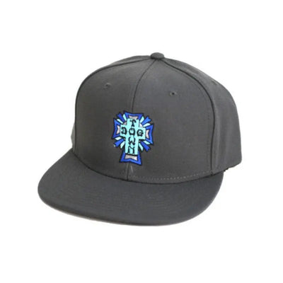 Dogtown Blue Cross Snapback Caps - Shrewsbury Skateboard Shop - Wake2o