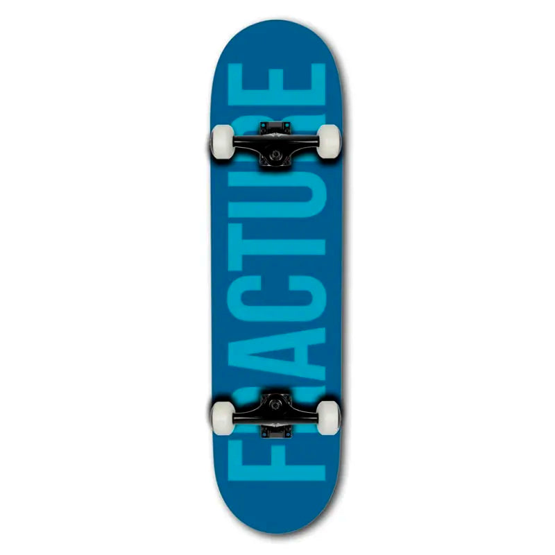 Fracture Fade Teal Complete Skateboards 8.25" - Wake2o