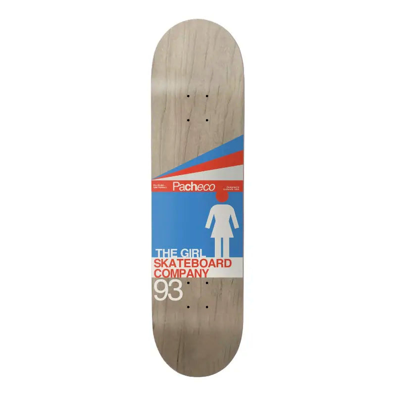 Girl Skateboard Deck - Tyler Pacheco International OG 8.375" - Wake2o