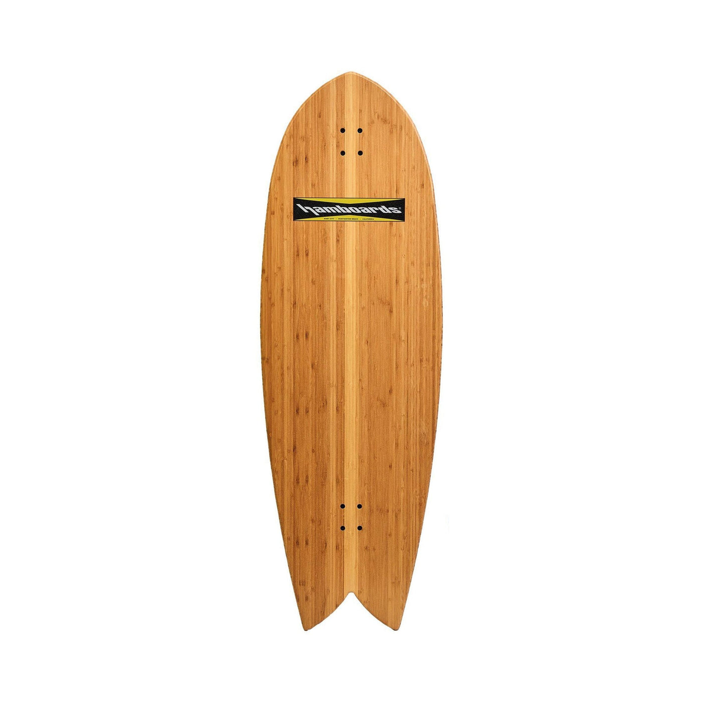 Hamboards - 4'5" The Fish - Bamboo - Deck Only