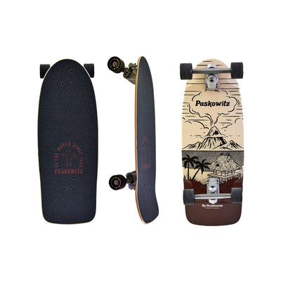 Hamboards - 30" The Paskowitz - Hut Island Surfskate - Wake2o