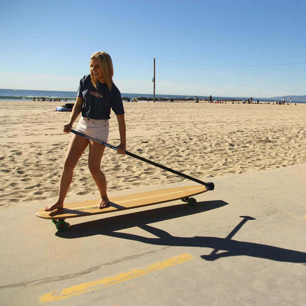 Hamboards - Street Sweeper Pro Skate Pole - Land Paddle - Sup On The Streets - Wake2o