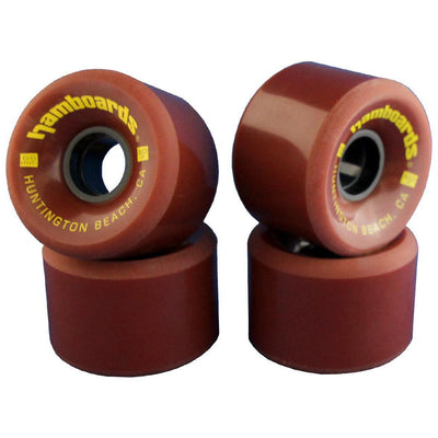 Hamboards - Chocolate Wheels - 66mm 80A Longboard Wheels - Wake2o