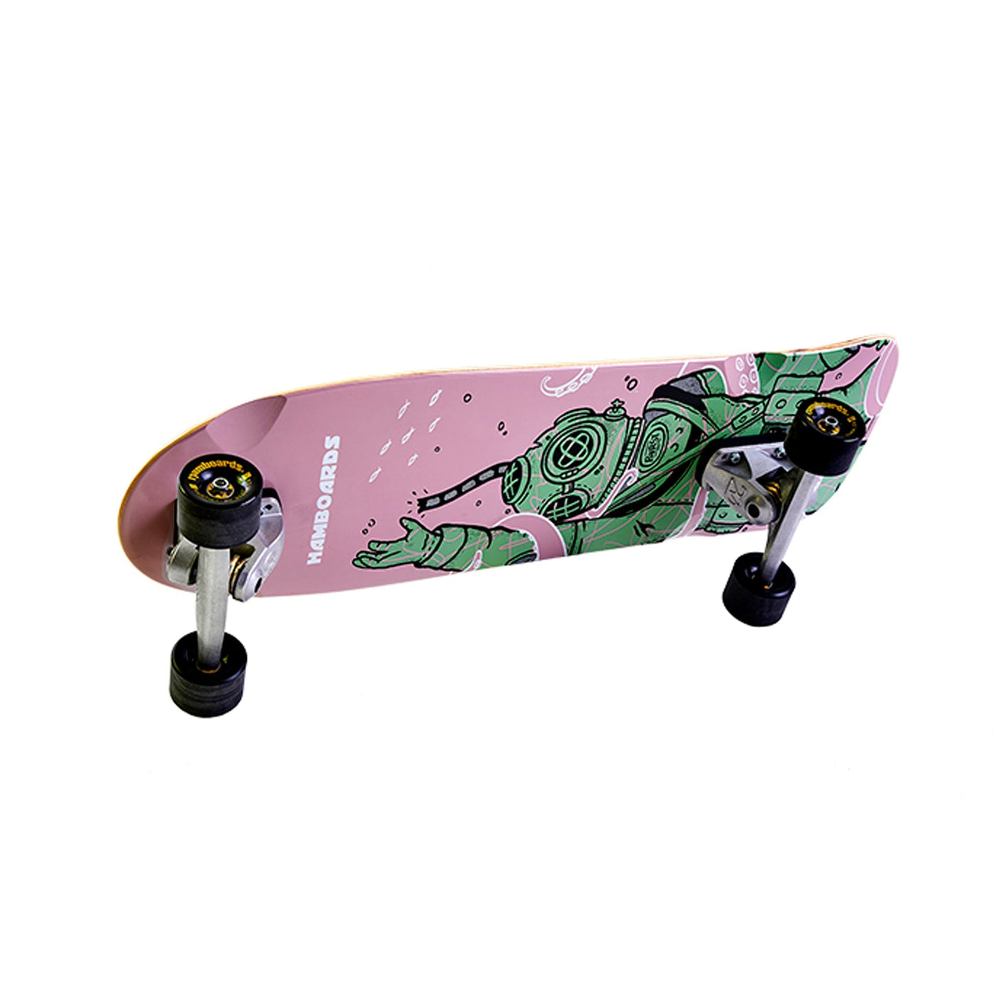Hamboards - 32" The Burst - Deep Diver Surfskate - Wake2o
