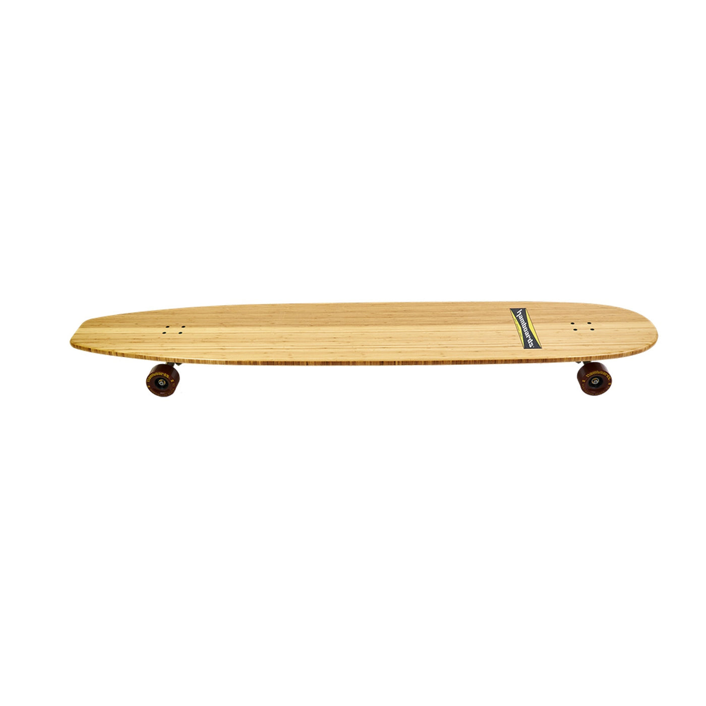 Hamboards - 6'2'' The Classic - Bamboo Surf Cruiser - Surfskate - Wake2o