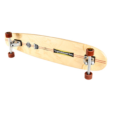 Hamboards - 45" The Huntington Hop - Red/Orange/Yellow/White - Surf Cruiser surfskate - Wake2o