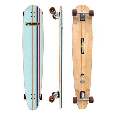 Hamboards - 5' The Logger - Light Blue Surf Cruiser Surfskate - Wake2o