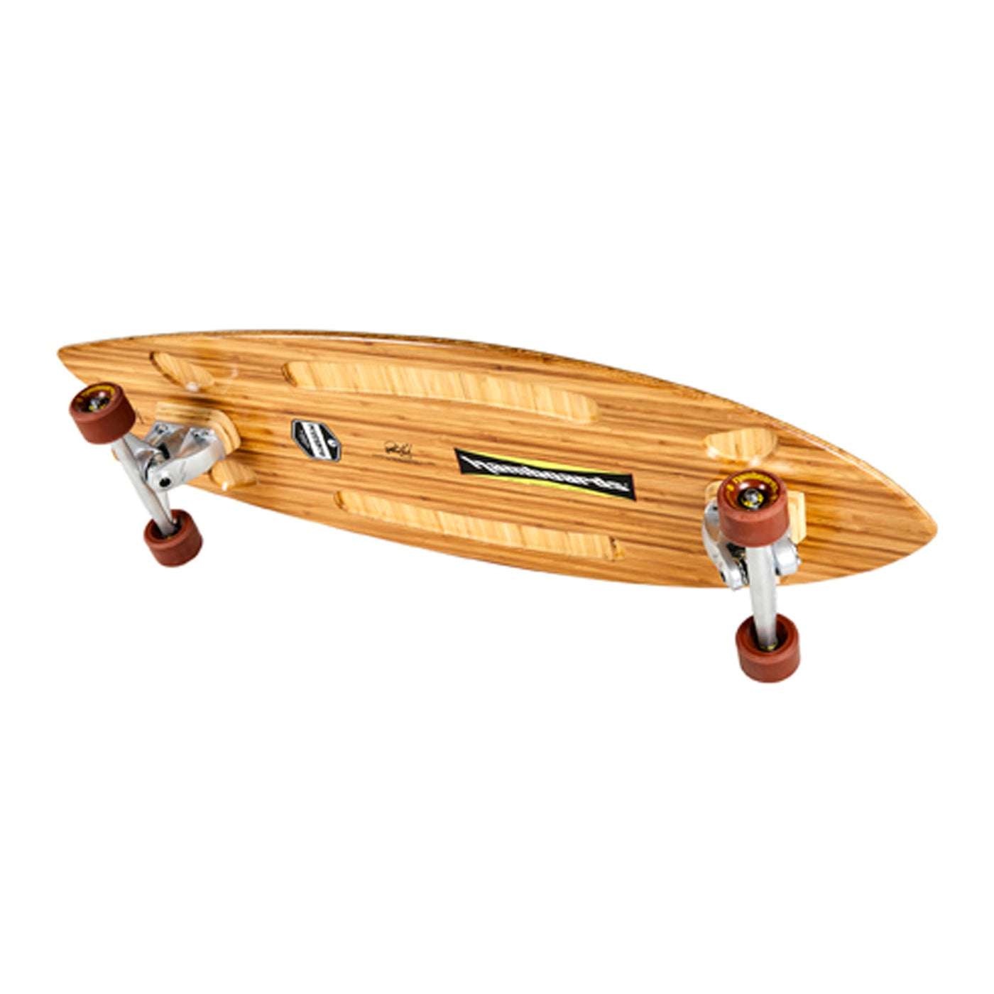 Hamboards - 43" The Pescadito - Bamboo Surfskate - Wake2o