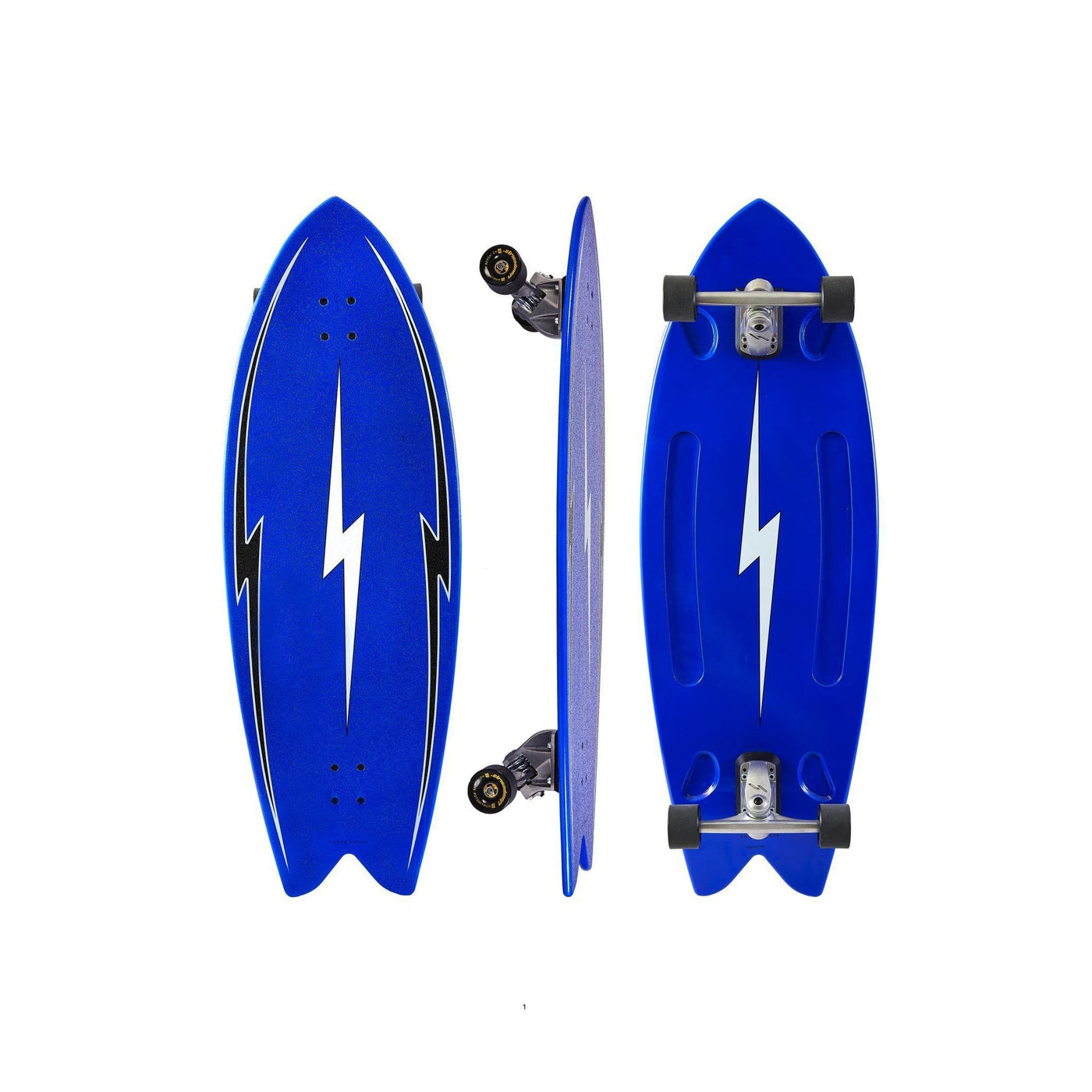 Hamboards - 43" The Pescadito - North Shore Blue Surfskate - Wake2o