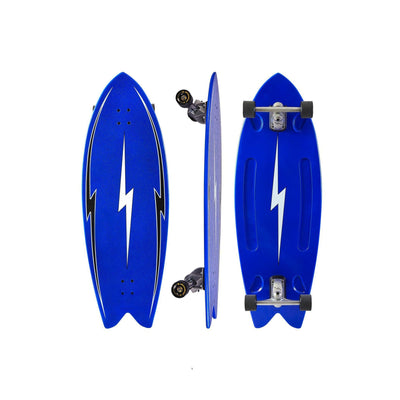 Hamboards - 43" The Pescadito - North Shore Blue Surfskate - Wake2o