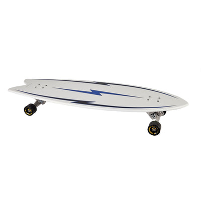 Hamboards - 43" The Pescadito - North Shore White - Surfskate - Wake2o