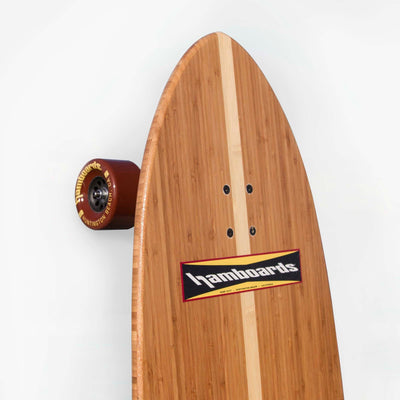 Hamboards - 5'7'' The Pinger - Bamboo Surfskate - Wake2o