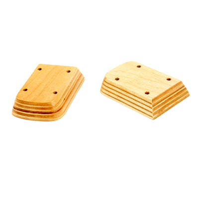 Hamboards - HST Truck Block Riser Set - Birch Surfskate Hardware - Wake2o
