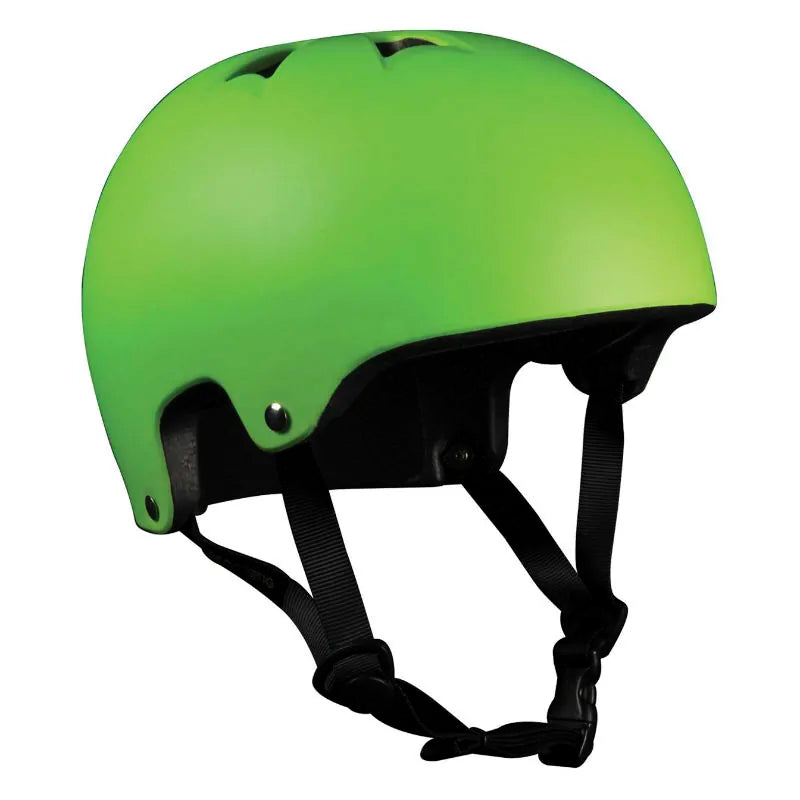 Harsh Pro EPS Skateboard Helmet In Lime Green - Wake2o