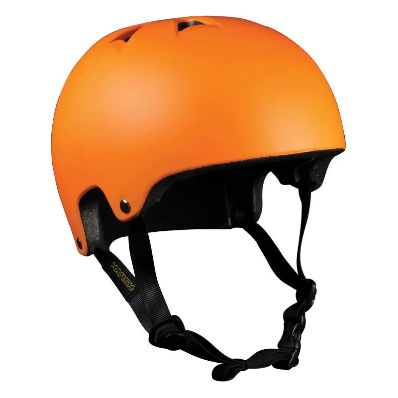 Harsh Pro EPS Skateboard Helmet In Matte Orange - Wake2o
