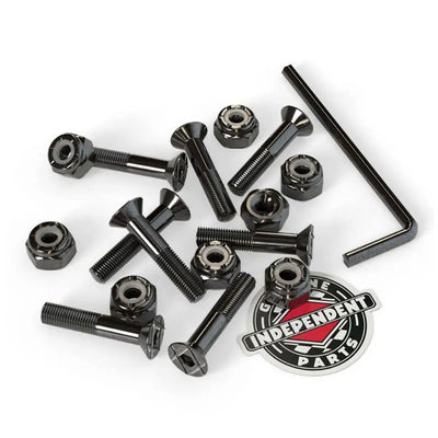 Shop Independent Allen 1" Skateboard Bolts - Skateboard Hardware - Shrewsbury Skateboard Shop - Wake2o