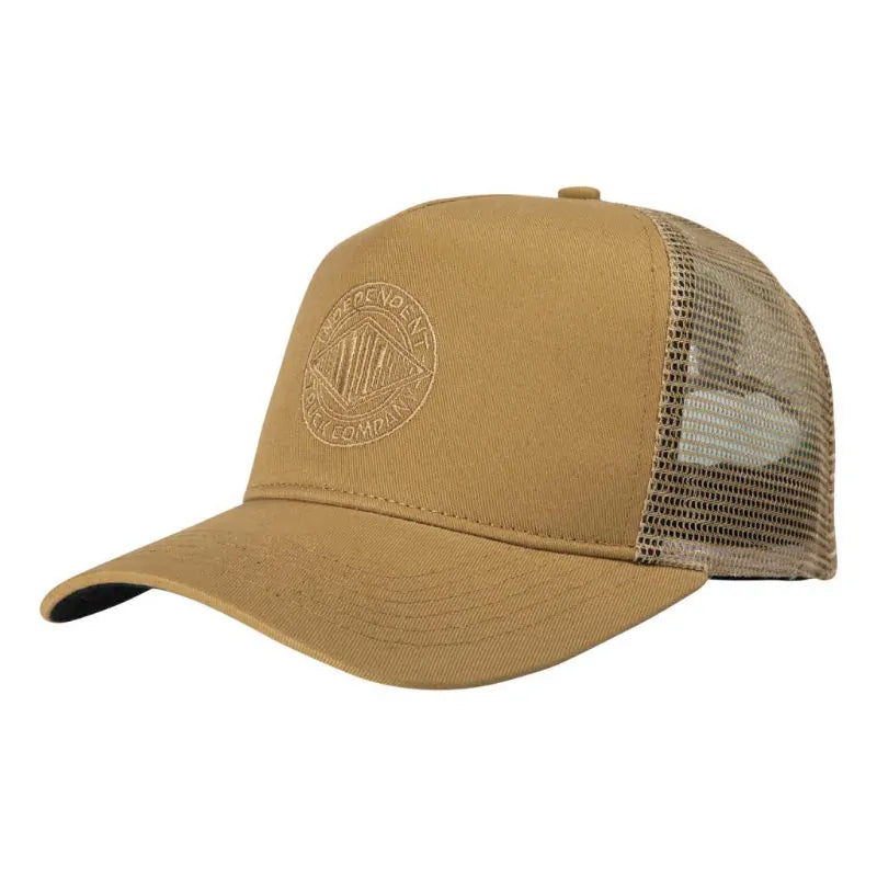 Independent Mesh Back Clipper Cap In Workwear Brown - Skate Apparel - Shrewsbury Skateboard Shop - Wake2o