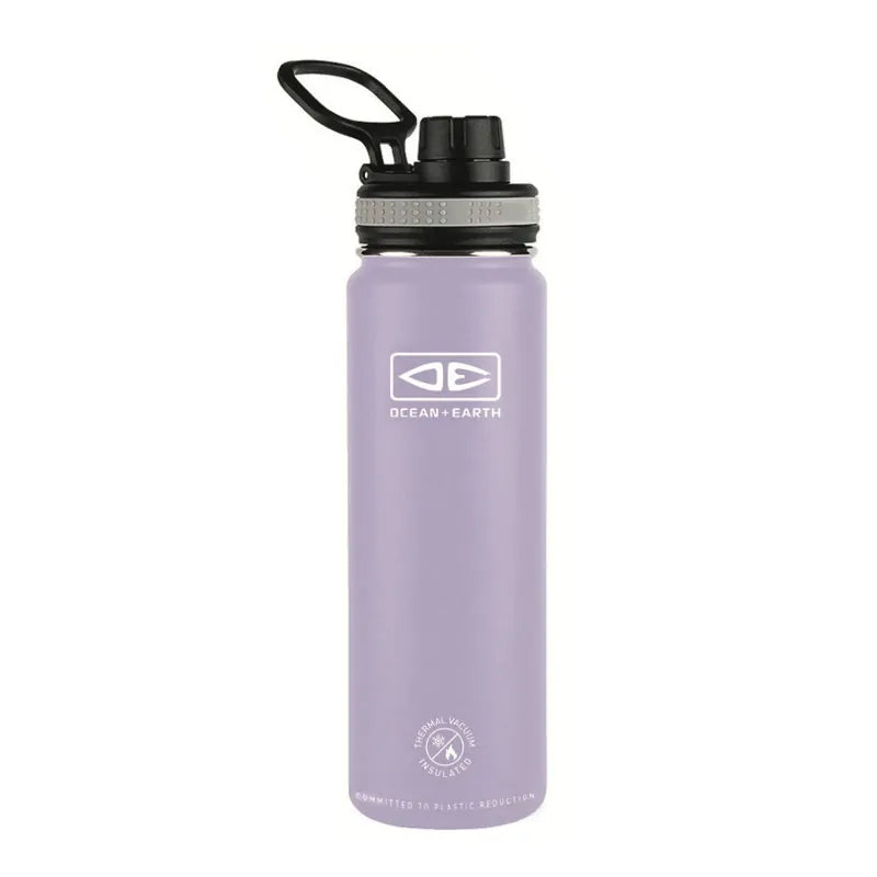 Ocean And Earth Insulated Screw Top Flask 500ml Violet - Wake2o