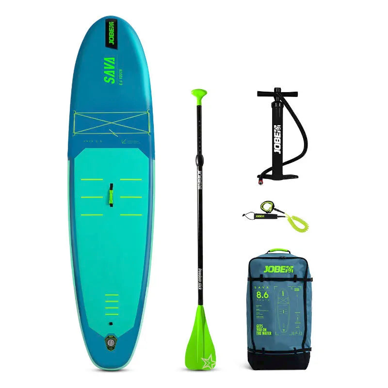 Jobe Sava 8'6 Inflatable Paddleboard Package - The Best Paddleboard For Kids -  Wake2o