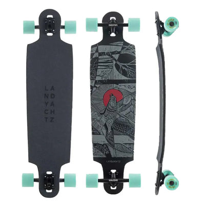 Landyachtz Drop Cat 38" Longboard Complete - Shrewsbury Skateboard Shop - Wake2o