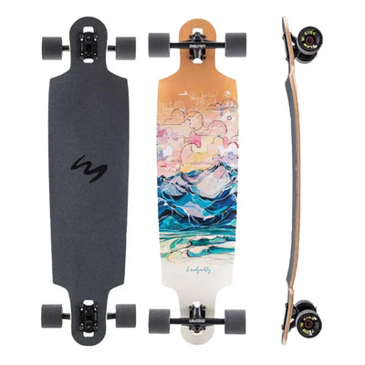 Landyachtz Drop Cat 38 Vibes Longboard Complete - Shrewsbury Skateboard Shop - Wake2o